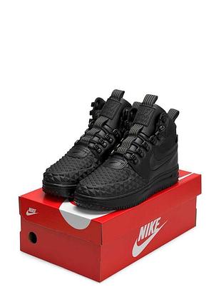 Чоловічі зимові кросівки nike lunar force 17 duckboot black fur