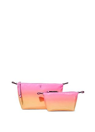 Косметичка 2 в 1 victoria's secret с эффектом омбре