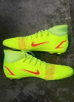Бутси чоловічі nike mercurial superfly 8 club mg motivation pack салатовий