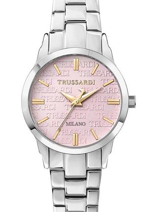 Жiночi часи годинник - trussardi r2453141508-рожевий циферблат - original