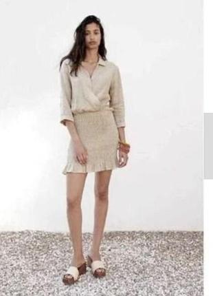 Стильное котоново-льняное платье 👗
