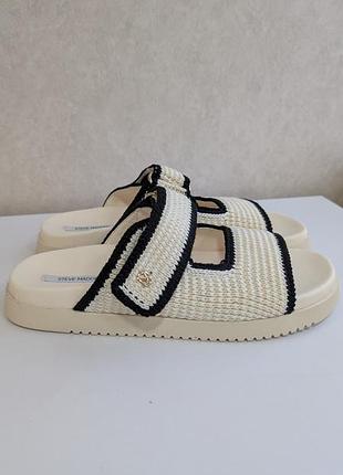 🤍 steve madden maysie | новые шлепанцы | в стиле miu miu | us 10