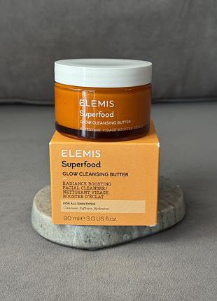 Бальзам для очищення та сяйва шкіри elemis superfood glow cleansing butter 90 мл