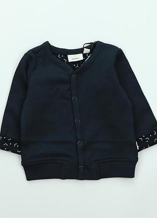 Кофта на кнопках бренд name it для хлопчика на зріст 50 см, 56 см