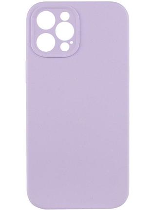 Силіконовий чохол silicone silk full camera protective (aa) no logo для iphone 12 pro max (айфон 12 про макс), матова накладка