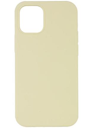 Чохол silicone case full protective (aa no logo) для apple iphone 12 / iphone 12 pro, кейс без логотипу, надійний захист корпусу