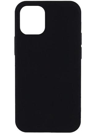 Чохол silicone case full protective (aa no logo) для apple iphone 13, кейс без логотипу, надійний захист корпусу та камер black