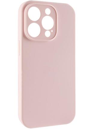 Силіконовий чохол silicone silk full camera protective (aa) no logo для iphone 15 pro (айфон 15 про), матова накладка soft touch з