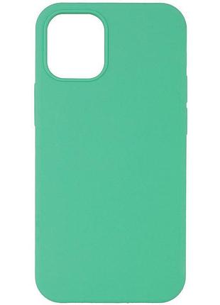 Чохол silicone case full protective (aa no logo) для apple iphone 12 / iphone 12 pro, кейс без логотипу, надійний захист корпусу