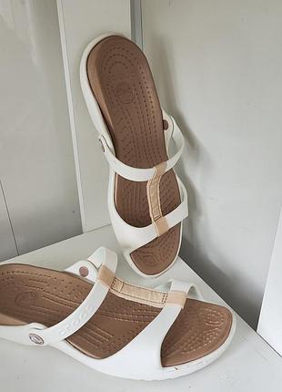 Оригинальные сандалии босоножки crocs cleo iii (размер w10 / 41)