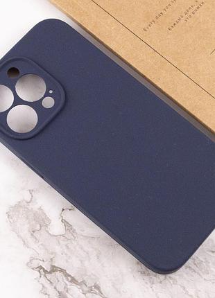 Силіконовий чохол silicone silk full camera protective (aa) no logo для iphone 14 pro max (айфон 14 про макс), матова накладка 3