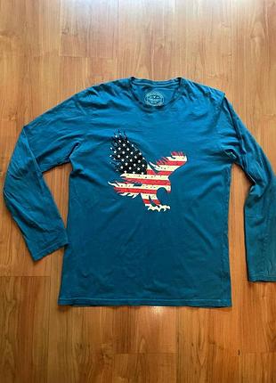 Лонгслив трикотаж хлопок 100 american eagle