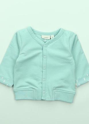 Кофта на кнопках бренд name it для хлопчика на зріст 50 см