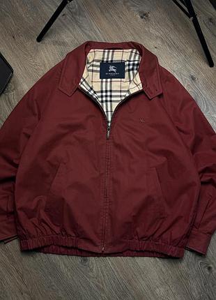 Вінтажна куртка harrington burberry london / розмір l (25)