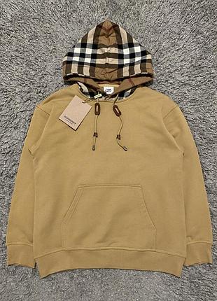 Худі burberry с капюшоном унісекс made in italy