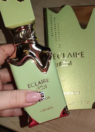 🌰 сладкий парфюм 🌸 lattafa eclaire pistache ✨ арабский парфюм 90 мл из 100 мл  ✨ элитная парфюмерия lattafa🛍️ lattafa 💚 eclaire 💚еклер