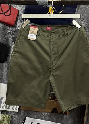 Шорти чоловічі levi’s chino shorts бежевий хакі m xxl