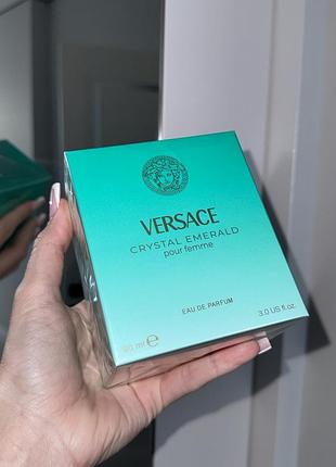 Жіночі шлейфові парфуми versace crystal emerald 90 мл парфюм версаче
