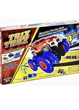 Трек trix trux 1938 з двома машинками, канатна траса