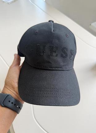 Кепка жіноча чорна guess оригінал