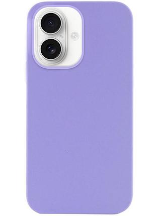 Чохол silicone case full protective (aa no logo) для apple iphone 16 plus, кейс без логотипу, надійний захист корпусу та камер