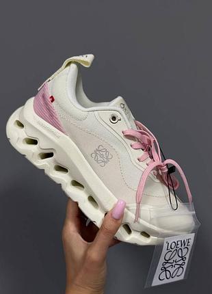 On cloudtilt x loewe 
cream / pink