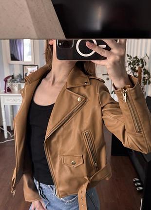 Косуха жіноча zara бежева