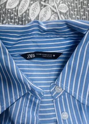 Рубашка укорочена zara xs