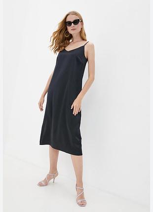 Атласна сукня комбінація uniqlo