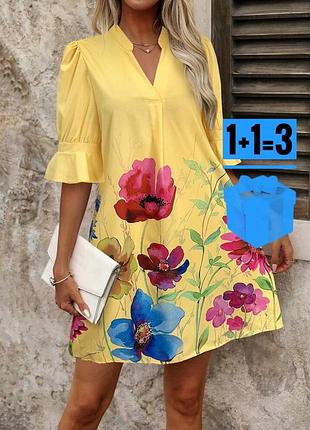 🥰сукня в квітковий принт shein l
