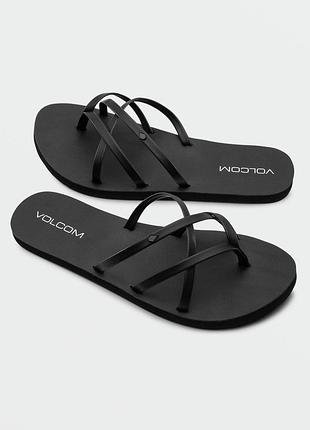 Шльопанці жіночі в'єтнамкі flip flops volkom чорні р.38 eva экошкіра