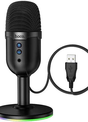 Мікрофон всеспрямований для геймінгу hoco l25 bright usb