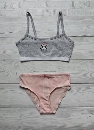 👙185грн👙98см 🛍у наявності🛍1шт дитячий комплект білизни tex топ та lefties труси