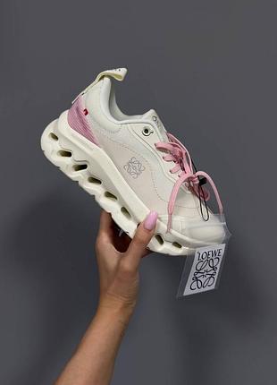 Кросівки жіночі on cloudtilt x loewe | cream / pink