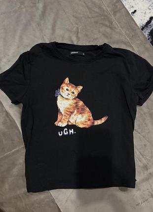 Чорний топ cropp