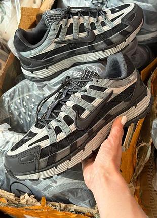 Nike p-6000 black grey blue