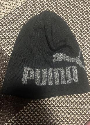 Puma оригінальна шапка біні чорного кольору