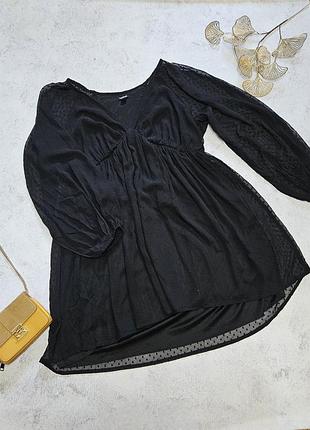 Шифонова сукня з мушками  eur50 22р 4xl 5xl