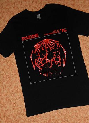 Футболка king gizzard and the lizard wizard/live in san francisco '16/рок мерч
