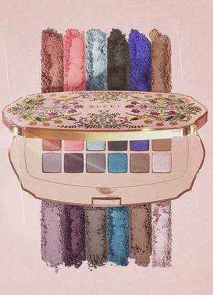 Лимитированная палетка теней gucci beauté des yeux gorgeous flora