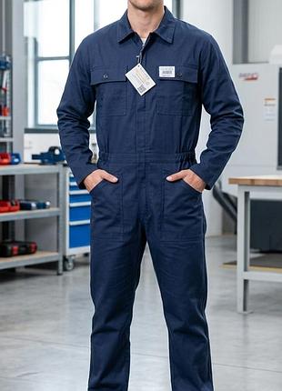Чоловічий робочий комбінезон p&p workwear новий у заводській упаковці з бірками. колір темно-синій. матеріал 100% бавовна щільна тканина.