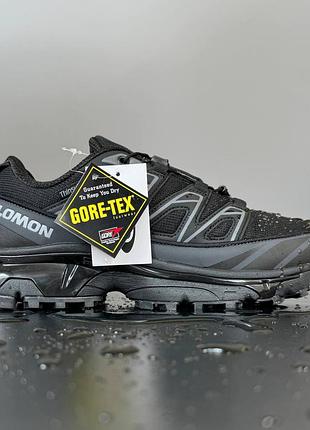Salomon xt-6 expanse  winter black white gore-tex