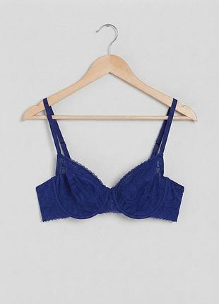 Мягкий бюстгальтер на косточках кружевной m&amp;s collection 38а 85а