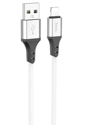 Дата кабель hoco x86 spear usb to lightning (1m)