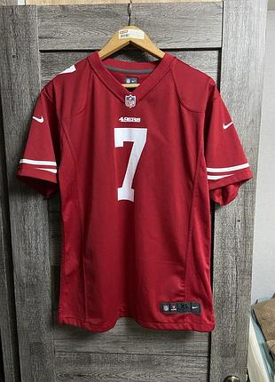 Футболка nike nfl san francisco colin kaepernick 2013 jersey мужская размер s оверсайз