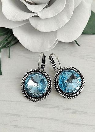 Вінтажні сережки swarovski