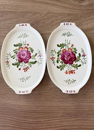 Овальні блюда ostfriesische rose, німеччина