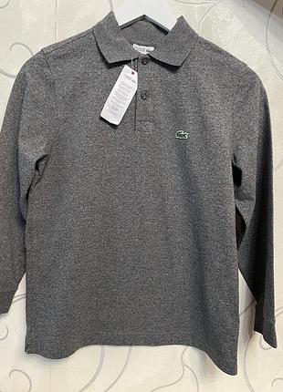 Лонгслів поло lacoste оригінал для підлітка