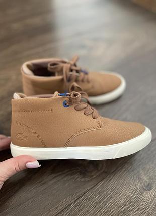 Кросівки хайтопи черевики lacoste eaparre chukka p.32