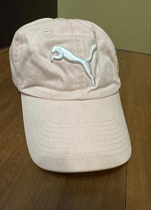 Оригинальная женская кепка бейсболка puma ess cap розовая пума